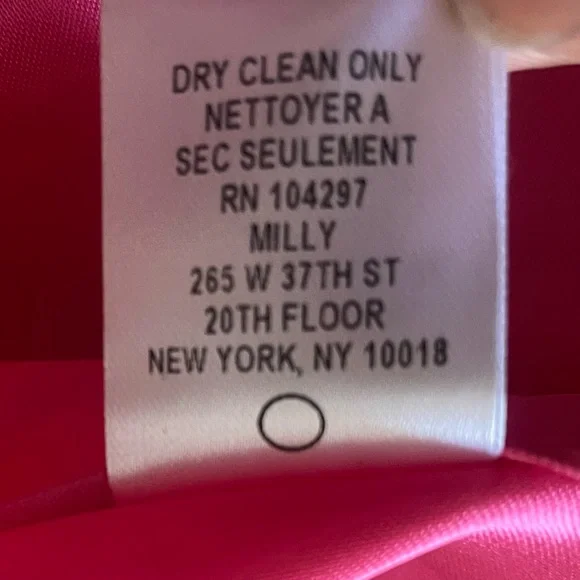 Milly Of New York Pink Dress Sleeveless Bow Balletcore Party Cocktail Size 8 - Picture 9 of 14